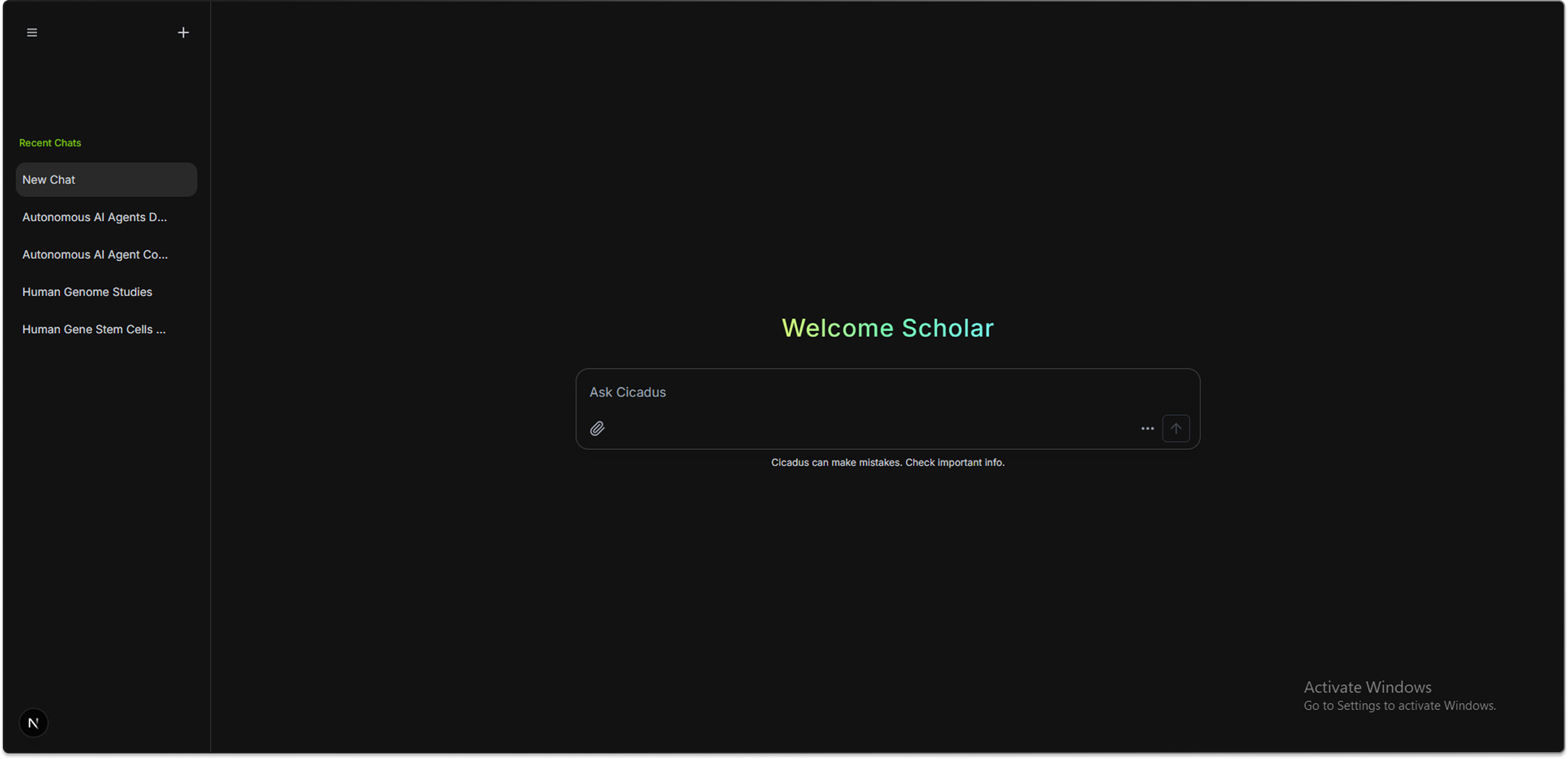 Cicadus Demo
